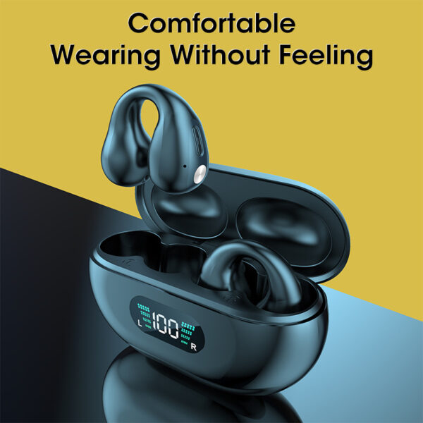 Ακουστικά TWS Ear Clip Bluetooth 5.3 Handsfree Wireless Earphones