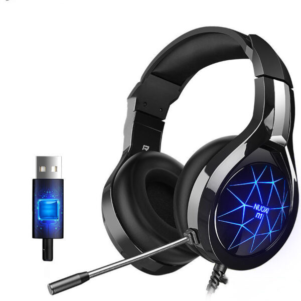 Ακουστικά NUOXI N1 Over Ear Gaming Headset with Connection 3.5mm & USB RGP