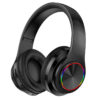 Ακουστικά LED Bluetooth Wireless/Wired Over Ear Headphones with Support TF Card Colorful Breathing Lights