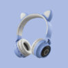 Ακουστικά LED Light Cat Ear Bluetooth Wireless On Ear Headphones
