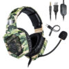 Ακουστικά ARMY MESS K8 Over Ear Gaming Headset with Connection 3.5mm & USB RGB