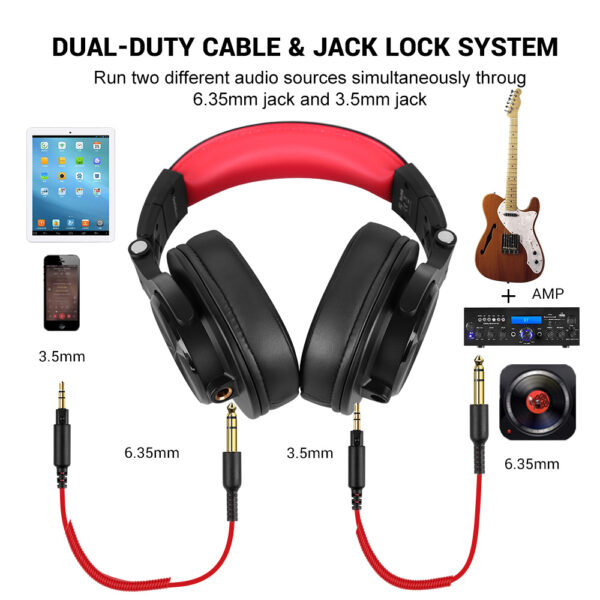 Ακουστικά OneOdio Wired Over Ear Headphones with Connection 3.5mm & 6.35mm