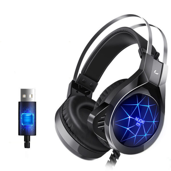 Ακουστικά NUOXI N1 Over Ear Gaming Headset with Connection 3.5mm & USB RGP