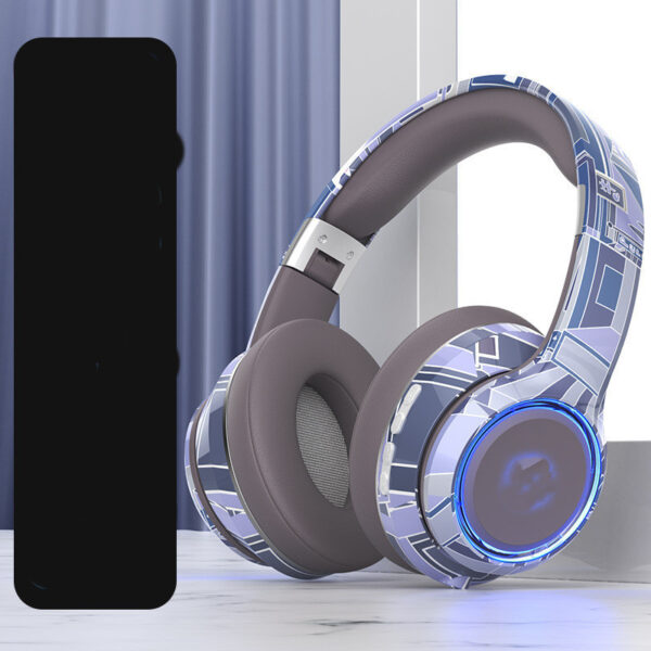 Ακουστικά TOKY Bluetooth Wireless Over Ear Headphones 5.2 Pluggable Illumination