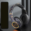 Ακουστικά TOKY Bluetooth Wireless Over Ear Headphones 5.2 Pluggable Illumination