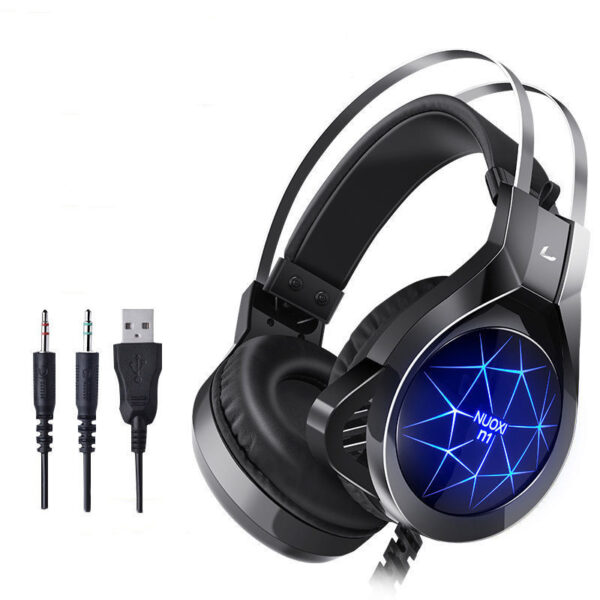 Ακουστικά NUOXI N1 Over Ear Gaming Headset with Connection 3.5mm & USB RGP