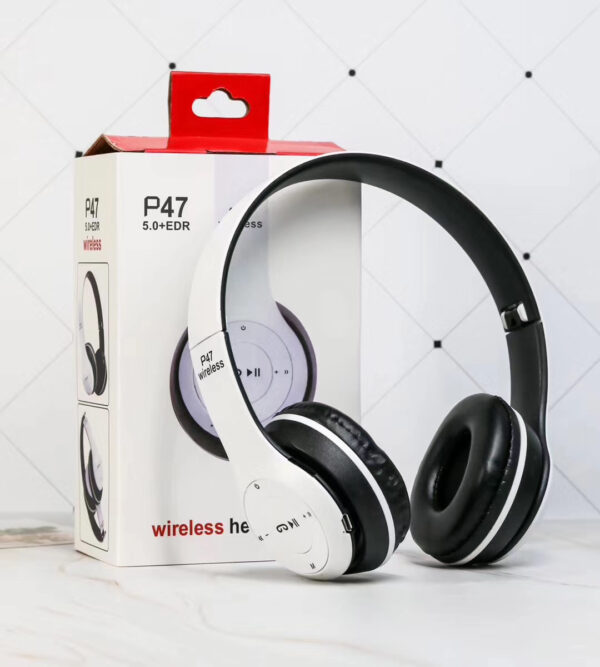 Ακουστικά P47 Bluetooth Wireless/Wired On Ear Headphones