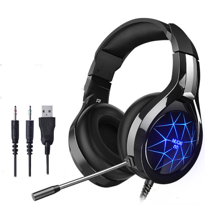 Ακουστικά NUOXI N1 Over Ear Gaming Headset with Connection 3.5mm & USB RGP