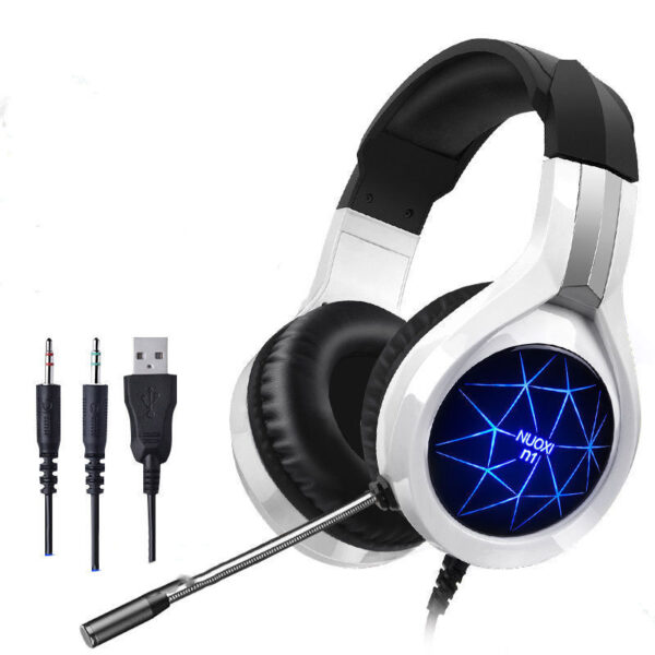Ακουστικά NUOXI N1 Over Ear Gaming Headset with Connection 3.5mm & USB RGP