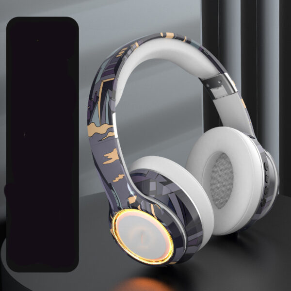 Ακουστικά TOKY Bluetooth Wireless Over Ear Headphones 5.2 Pluggable Illumination