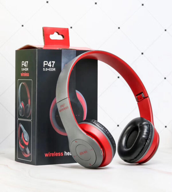 Ακουστικά P47 Bluetooth Wireless/Wired On Ear Headphones