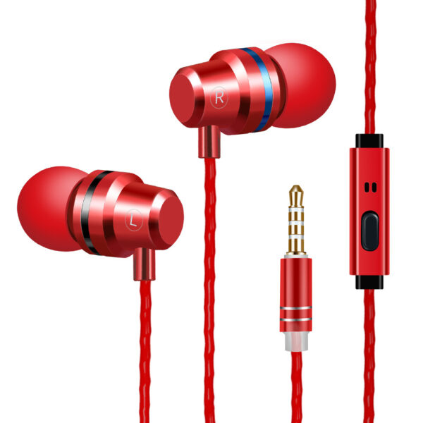 Ακουστικά X12 Wired Heat Tone In-ear Mobile Phone Headphones