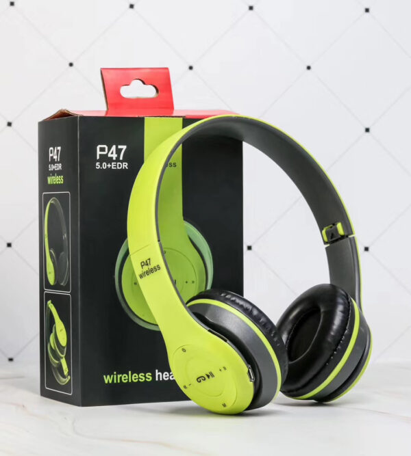 Ακουστικά P47 Bluetooth Wireless/Wired On Ear Headphones