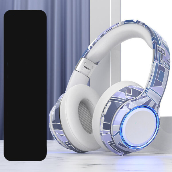 Ακουστικά TOKY Bluetooth Wireless Over Ear Headphones 5.2 Pluggable Illumination
