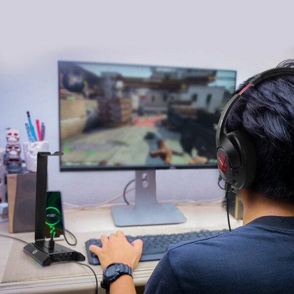 Βάση Ακουστικών FG2 Gaming Headset Bracket with RGB LIGHTING