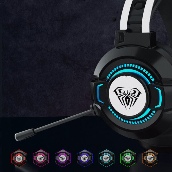 Ακουστικά S602 Over Ear Gaming Headset with Connection 3.5mm & USB RGB