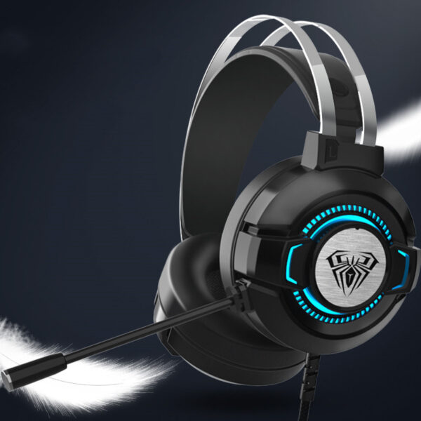 Ακουστικά S602 Over Ear Gaming Headset with Connection 3.5mm & USB RGB