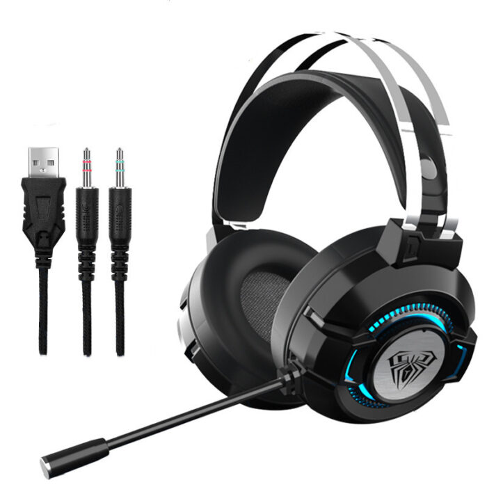 Ακουστικά S602 Over Ear Gaming Headset with Connection 3.5mm & USB RGB