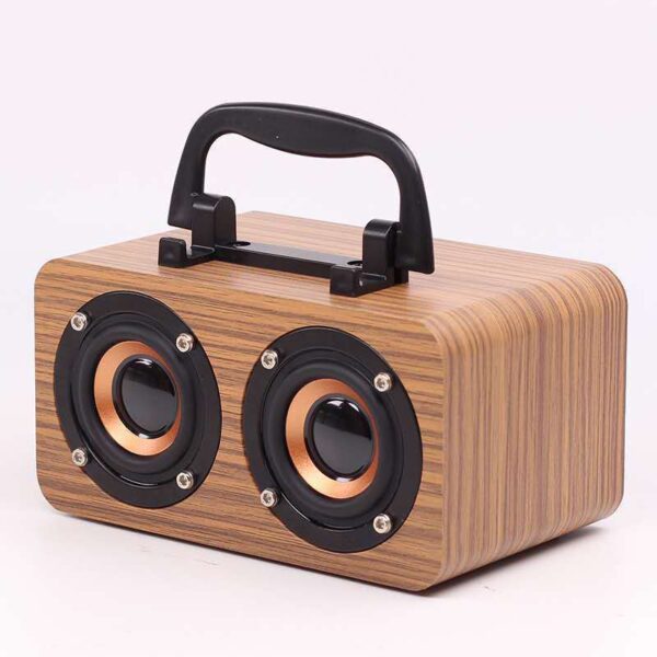Ηχείο Wooden Wireless Bluetooth Speaker Portable Outdoor