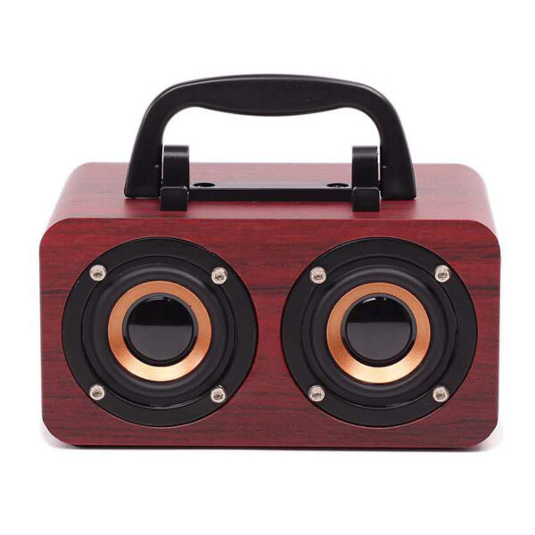 Ηχείο Wooden Wireless Bluetooth Speaker Portable Outdoor