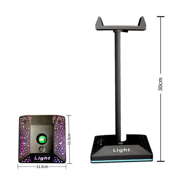 Βάση Ακουστικών Gaming Headset Bracket RGB LIGHTING with Connection Bluetooth/Button