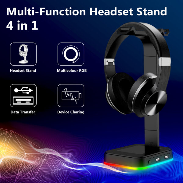 Βάση Ακουστικών Gaming Headset Bracket with RGB LIGHTING